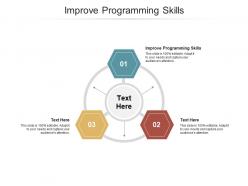 Improve programming skills ppt powerpoint presentation infographics vector cpb