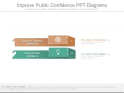 Improve public confidence ppt diagrams