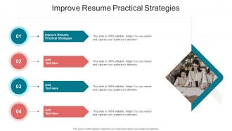 Improve Resume Practical Strategies In Powerpoint And Google Slides Cpb