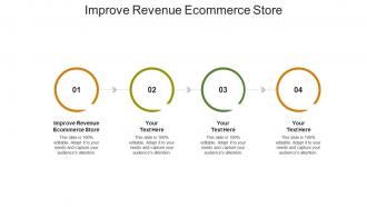 Improve revenue ecommerce store ppt powerpoint presentation model background cpb
