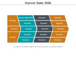 Improve sales skills ppt powerpoint presentation file graphics example cpb