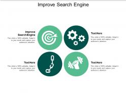 Improve search engine ppt powerpoint presentation styles files cpb