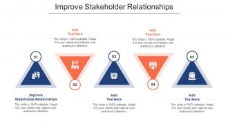 Improve Stakeholder Relationships Ppt Powerpoint Presentation Portfolio File Cpb