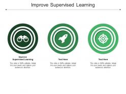 Improve supervised learning ppt powerpoint presentation model portfolio cpb