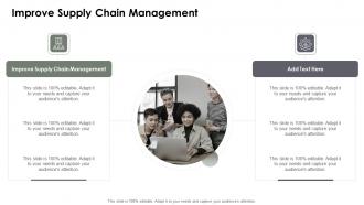 Improve Supply Chain Management In Powerpoint And Google Slides Cpb
