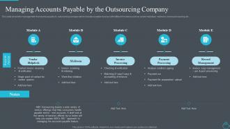 Improve the finance and accounting function managing accounts payable