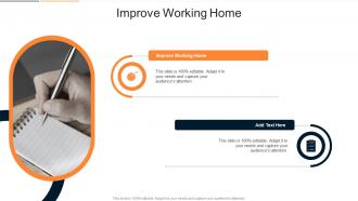 Improve Working Home In Powerpoint And Google Slides Cpb