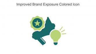 Improved Brand Exposure Colored Icon In Powerpoint Pptx Png And Editable Eps Format