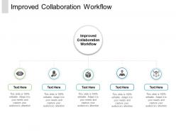 Improved collaboration workflow ppt powerpoint presentation portfolio design templates cpb