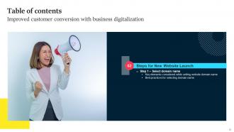 Improved Customer Conversion With Business Digitalization Powerpoint Presentation Slides Interactive Image