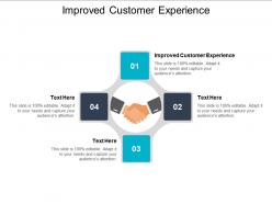 Improved customer experience ppt powerpoint presentation inspiration model cpb