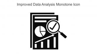 Improved Data Analysis Monotone Icon In Powerpoint Pptx Png And Editable Eps Format