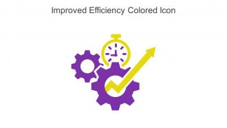 Improved Efficiency Colored Icon In Powerpoint Pptx Png And Editable Eps Format