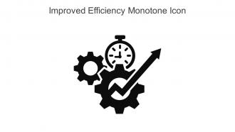 Improved Efficiency Monotone Icon In Powerpoint Pptx Png And Editable Eps Format