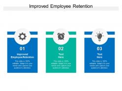 Improved employee retention ppt powerpoint presentation file slide download cpb