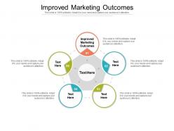 Improved marketing outcomes ppt powerpoint presentation summary shapes cpb