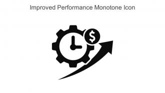 Improved Performance Monotone Icon In Powerpoint Pptx Png And Editable Eps Format