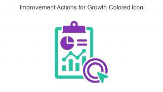 Improvement Actions For Growth Colored Icon In Powerpoint Pptx Png And Editable Eps Format