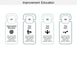 Improvement education ppt powerpoint presentation styles file formats cpb