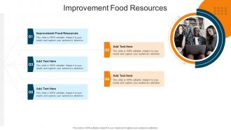 Improvement Food Resources In Powerpoint And Google Slides Cpb