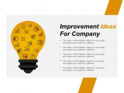 Improvement ideas for company powerpoint slide inspiration