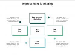 Improvement marketing ppt powerpoint presentation pictures mockup cpb