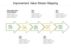 Improvement value stream mapping ppt powerpoint presentation portfolio infographic cpb