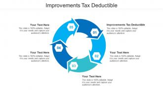 Improvements tax deductible ppt powerpoint presentation file infographic template cpb