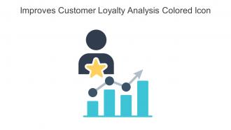 Improves Customer Loyalty Analysis Colored Icon In Powerpoint Pptx Png And Editable Eps Format