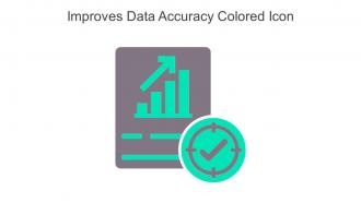 Improves Data Accuracy Colored Icon In Powerpoint Pptx Png And Editable Eps Format