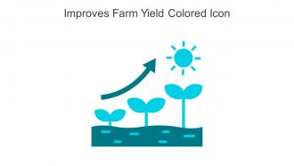 Improves Farm Yield Colored Icon In Powerpoint Pptx Png And Editable Eps Format