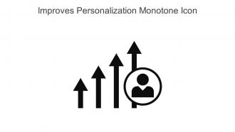 Improves Personalization Monotone Icon In Powerpoint Pptx Png And Editable Eps Format