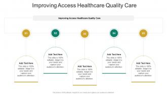 Improving Access Healthcare Quality Care In Powerpoint And Google Slides Cpb