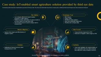 Improving Agricultural Productivity With Smart Farming And Iot System Powerpoint Presentation Slides IoT CD Impactful Multipurpose