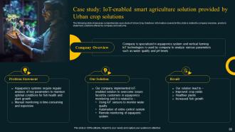 Improving Agricultural Productivity With Smart Farming And Iot System Powerpoint Presentation Slides IoT CD Downloadable Multipurpose