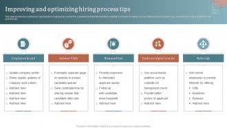Improving And Optimizing Hiring Process Tips