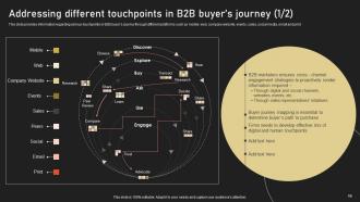 Improving B2B Buyer Journey Powerpoint Ppt Template Bundles DK MD Multipurpose Visual