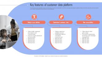 Improving Business Growth Key Features Of Customer Data Platform MKT SS V