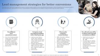 Improving Client Lead Management Process Powerpoint Presentation Slides Captivating Content Ready