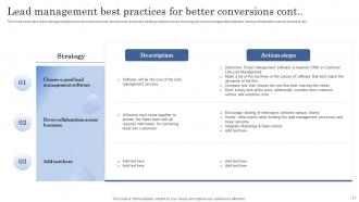 Improving Client Lead Management Process Powerpoint Presentation Slides Pre-designed Content Ready