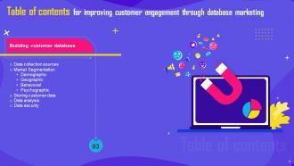 Improving Customer Engagement Through Database Marketing Powerpoint Presentation Slides MKT CD Adaptable Pre-designed