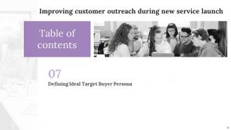 Improving Customer Outreach During New Service Launch Powerpoint Presentation Slides