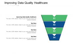 Improving data quality healthcare ppt powerpoint presentation layouts slide cpb