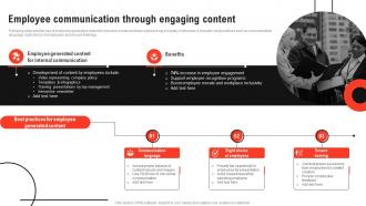 Improving Decision Making Employee Communication Through Engaging Content
