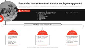 Improving Decision Making Personalize Internal Communication For Employee Engagement