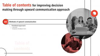 Improving Decision Making Through Upward Communication Approach Powerpoint Presentation Slides Image Aesthatic
