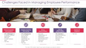 Improving Employee Performance Management Challenges Faced Managing Employee