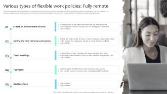 Improving Employee Retention Rate Various Types Of Flexible Work Policies Fully Remote