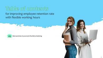 Improving Employee Retention Rate With Flexible Working Hours Powerpoint Presentation Slides Analytical Adaptable