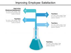 Improving employee satisfaction ppt powerpoint presentation outline graphics example cpb